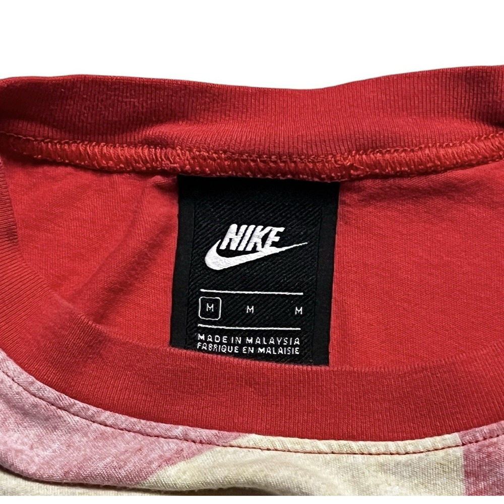 Nike Unusual By Design Patchwork Short Sleeve Loose Fit Shirt Medium‎ CJ5073-631 - Picture 2 of 10